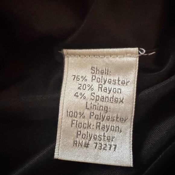 Lauren Conrad Dress Women's Sz 4 jacquard velvet dot Cocktail Short Sleeve Party - Picture 8 of 11